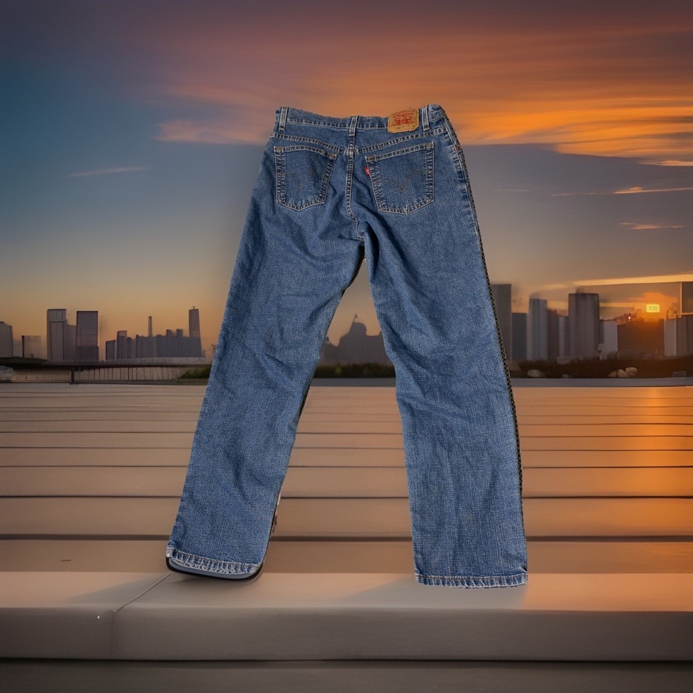 Vintage Levis 550 Jeans Women 12 Mis M  Mom Relaxed Stretch Leg Y2k